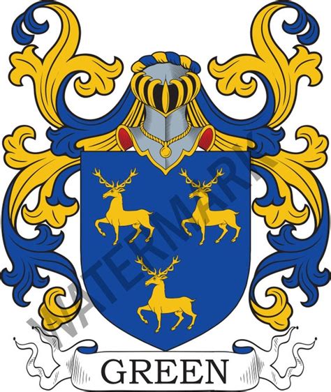 green family tree|green family crest england.